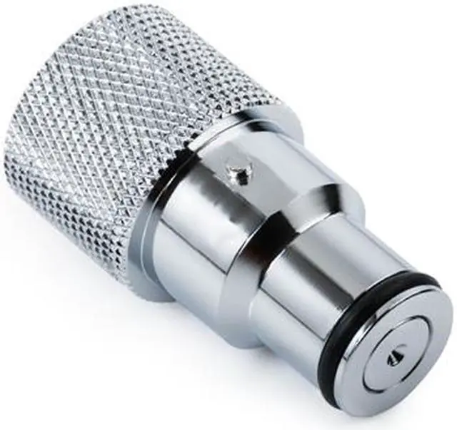 Alt view image 6 of 8 - Bitspower Quick Disconnect Male Fitting with G1/4" Female Extender, Silver Shining
