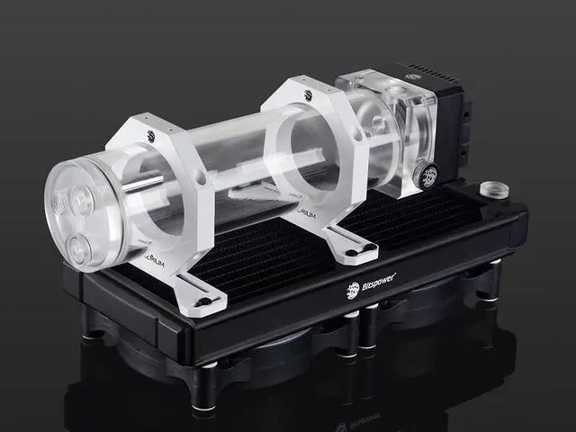 Alt view image 4 of 6 - Bitspower Premium Reservoir Mount, Abrasive White