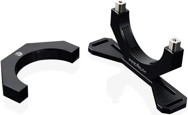 Alt view image 4 of 7 - Bitspower Premium Reservoir Mount, Abrasive Black