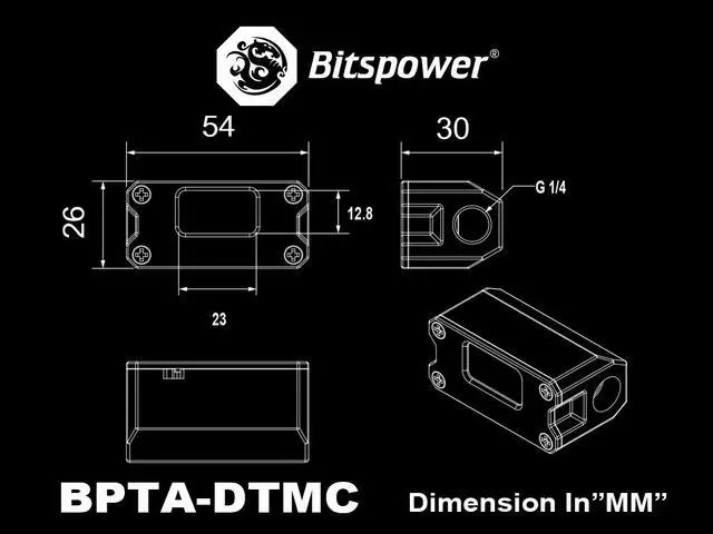 Alt view image 6 of 7 - Bitspower Touchaqua Digit Thermal Sensor