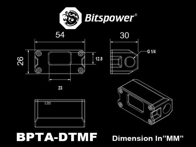 Alt view image 3 of 4 - Bitspower Digit Thermal Sensor ( Fahrenheit version )