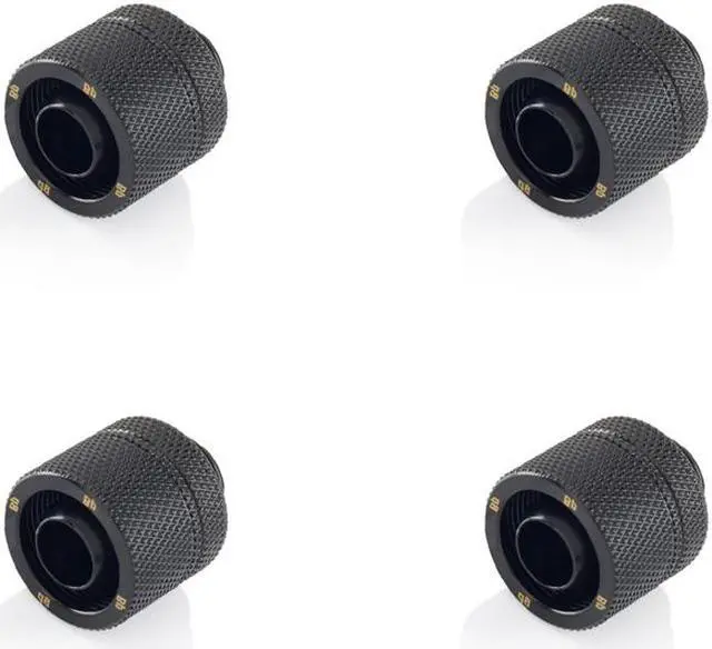 Main image of Bitspower G1/4" Matt Black Compression Fitting CC3 Ultimate For ID 3/8" OD 5/8" Tube (4PCS)