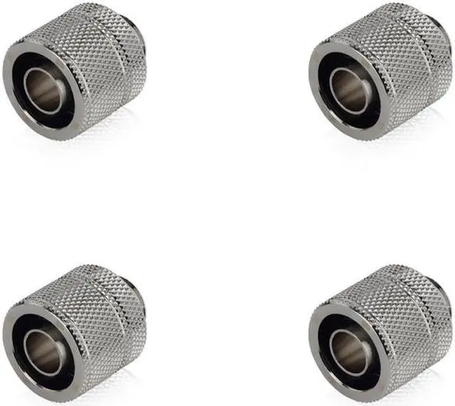Alt view image 4 of 6 - Bitspower G1/4" Black Sparkle Compression Fitting CC3 V3 For ID 3/8" OD 5/8" Tube (4PCS)