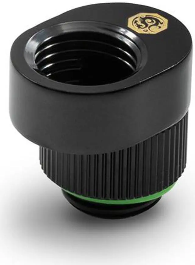 Alt view image 2 of 3 - Bitspower Path Alignment fitting (Glorious Black) (2 PCS)