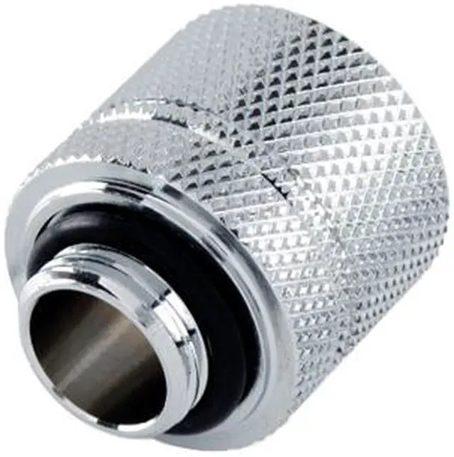 Alt view image 3 of 3 - Bitspower G1/4" Silver Shining Compression Fitting CC3 Ultimate For ID 3/8" OD 5/8" Tube (4PCS)