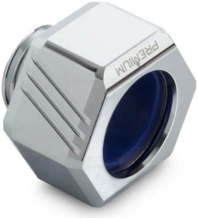 Alt view image 6 of 8 - Bitspower Premium G1/4" Hex Multi-Link for 12mm OD Rigid Tubing, Silver Shining, 6-pack