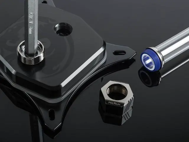 Alt view image 7 of 8 - Bitspower Premium G1/4" Hex Multi-Link for 12mm OD Rigid Tubing, Black Sparkle, 6-pack