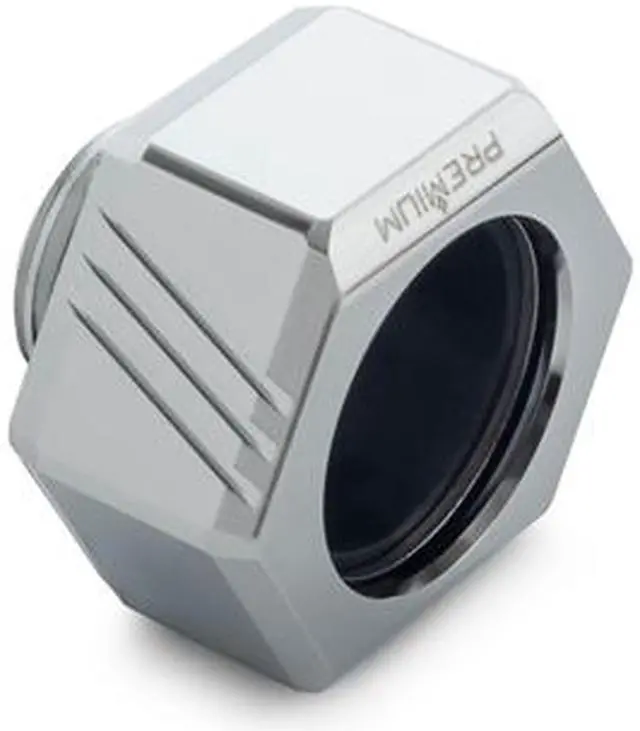 Alt view image 6 of 8 - Bitspower Premium G1/4" Hex Multi-Link for 16mm OD Rigid Tubing, Silver Shining, 6-pack