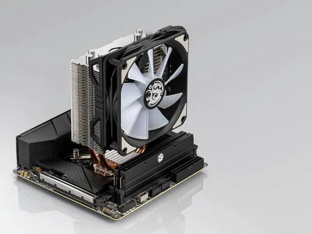 Alt view image 3 of 6 - Bitspower Phantom digital RGB silver version CPU Air Cooler with 4 Heat Pipes
For AMD AM4/Intel LGA1200/1151 LGA 1700 Compatible