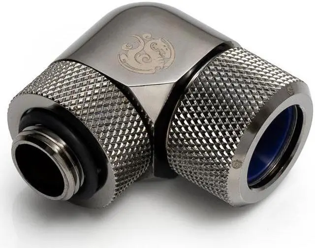 Main image of Bitspower Black Sparkle Advanced Rotary G1/4" 90-Degree Multi-Link Adapter For OD 14MM