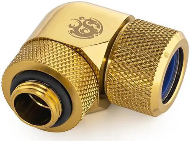 Main image of Bitspower True Brass Advanced Rotary G1/4" 90-Degree Multi-Link Adapter For OD 14MM
