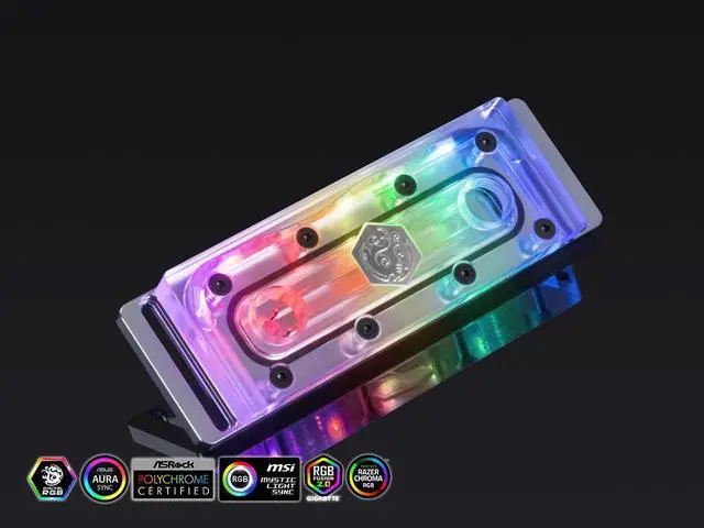 Alt view image 5 of 5 - Bitspower 4-DIMMS RAM Module - Digital RGB