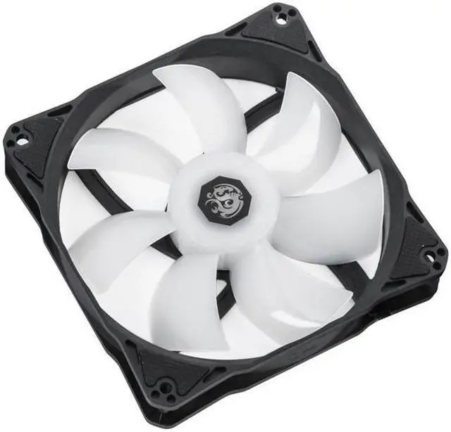 Alt view image 2 of 5 - bitspower notos 120mm case fan, drgb computer fan pwm pc cooling fan led high airflow 5v 3-pin addressable rgb 1800 rpm (1 pack)