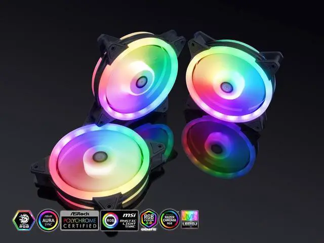 Alt view image 2 of 2 - Bitspower NOTOS O 120 PWM Fan Digital RGB