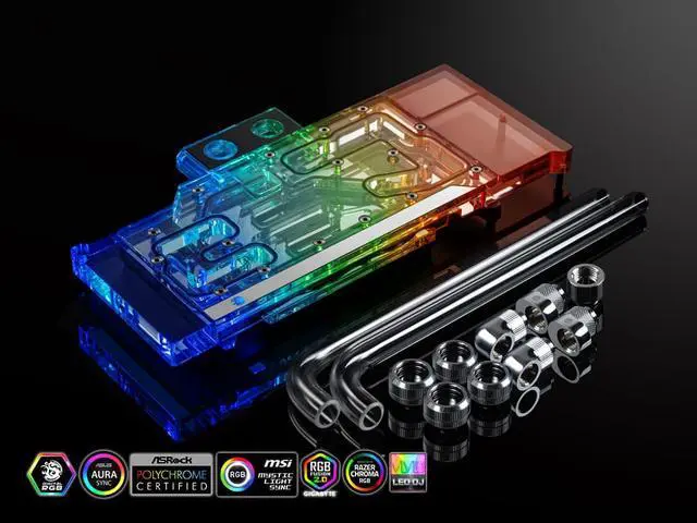 Alt view image 2 of 2 - Bitspower Titan Series GPU Cooling Expansion Kit for MSI GeForce RTX 3080/3090 VENTUS series