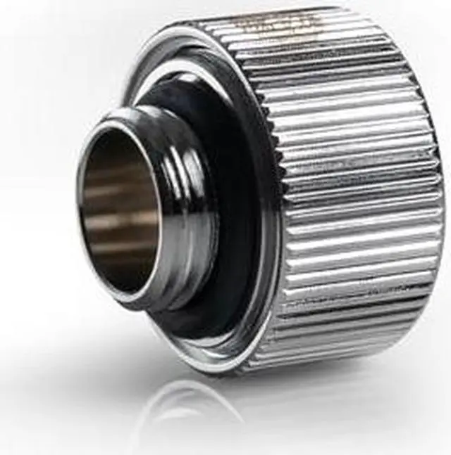 Alt view image 2 of 3 - Bitspower G1/4" Compression Fitting For Soft Tubing - ID 3/8" OD 5/8" (Glorious Silver) (2 PCS)