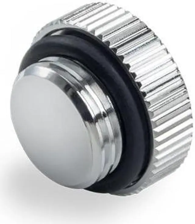 Alt view image 2 of 2 - Bitspower G1/4" Stop Fitting (Glorious Silver) (2 PCS)--BPTA-F06-GS