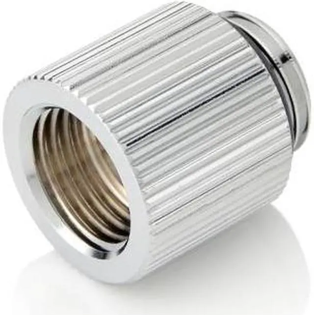 Alt view image 2 of 2 - Bitspower G1/4" IG1/4" Extender Fitting - 15MM (Glorious Silver) (2 PCS)