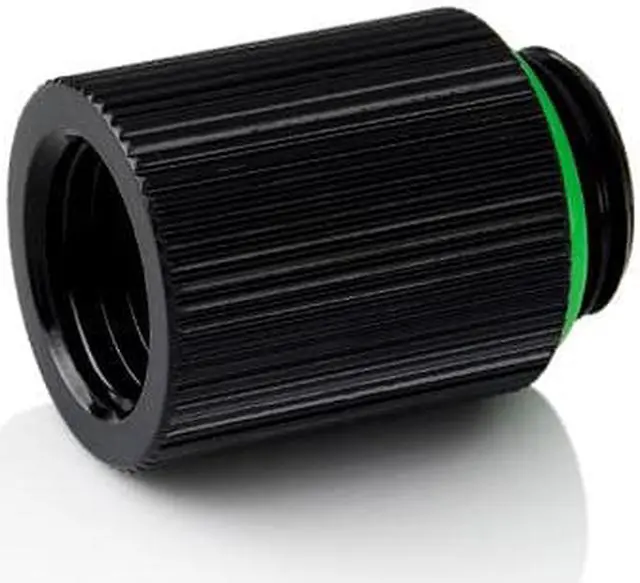 Alt view image 2 of 2 - Bitspower G1/4" IG1/4" Extender Fitting - 20MM (Glorious Black) (2 PCS)