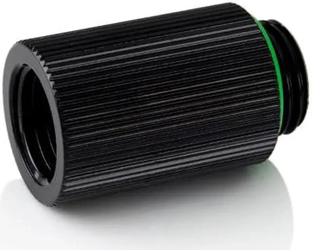 Alt view image 2 of 2 - Bitspower G1/4" IG1/4" Extender Fitting - 25MM (Glorious Black) (2 PCS)