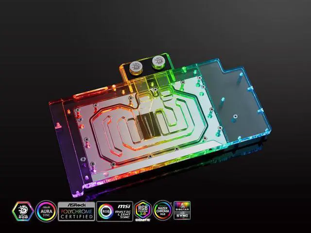 Alt view image 4 of 5 - Bitspower Nebula VGA Water Block for MSI GeForce RTX 4090 GAMING series (incl. Improved backplate )