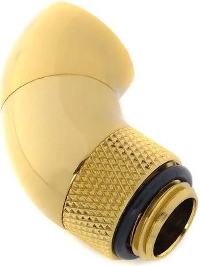Alt view image 2 of 4 - Bitspower G1/4" True Brass Dual Rotary 90-Degree IG1/4" Extender