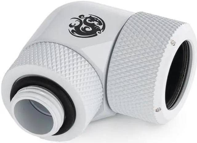 Main image of Bitspower Deluxe White Advanced Rotary G1/4" 90-Degree Multi-Link Adapter For OD 16MM