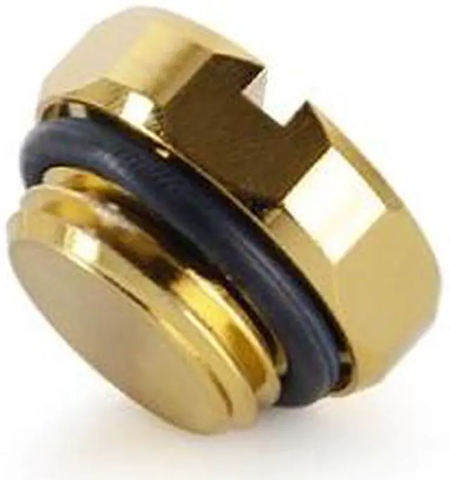 Alt view image 2 of 2 - Bitspower G1/4" True Brass Diamond Stop Fitting