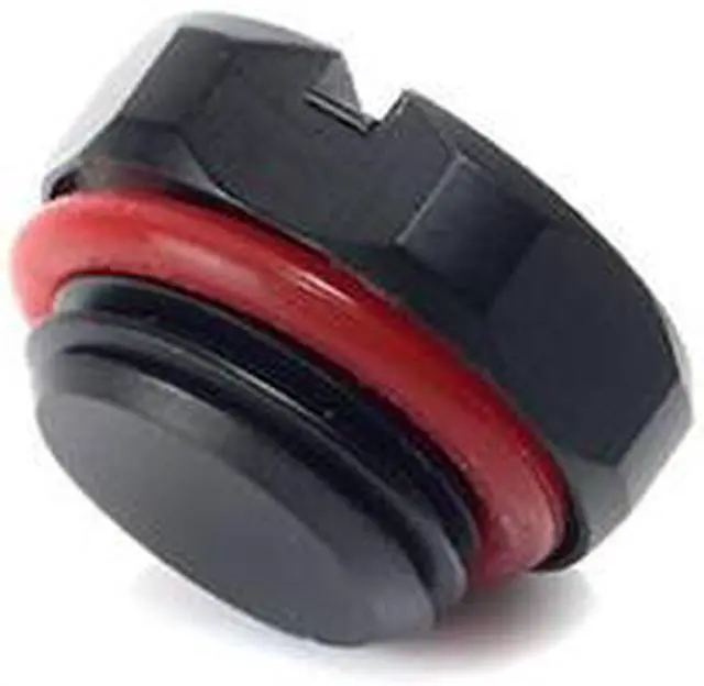 Alt view image 2 of 2 - Bitspower G1/4" Carbon Black Diamond Stop Fitting