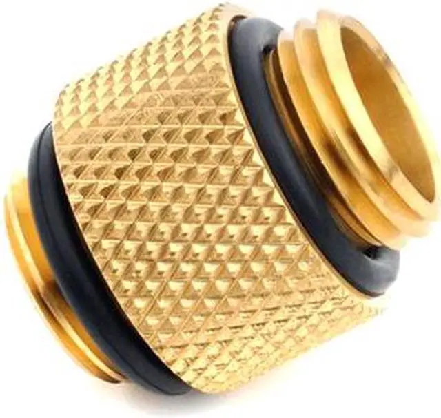 Alt view image 3 of 5 - Bitspower True Brass Dual G1/4" extender 10mm (4PCS)