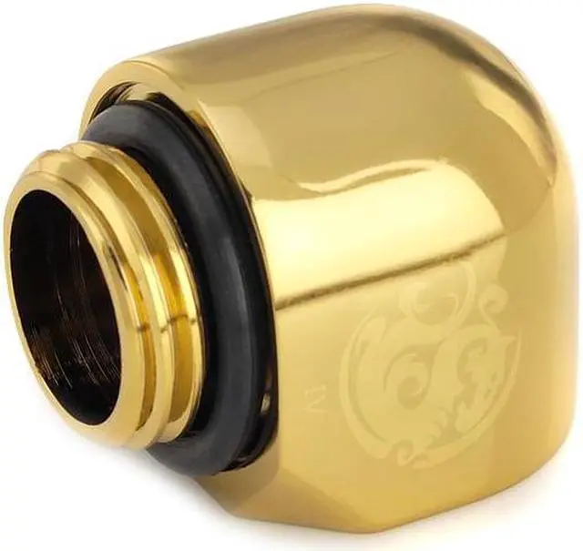 Alt view image 2 of 4 - Bitspower G1/4" True Brass 90-Degree IG1/4" Extender(2PCS)
