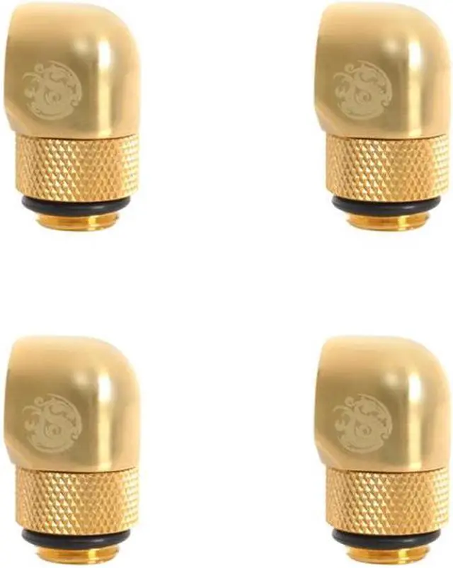 Main image of Bitspower G1/4" True Brass Rotary 90-Degree IG1/4" Extender(4PCS)