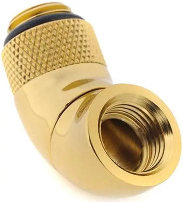 Alt view image 2 of 4 - Bitspower G1/4" True Brass Dual Rotary 90-Degree IG1/4" Extender(2PCS)