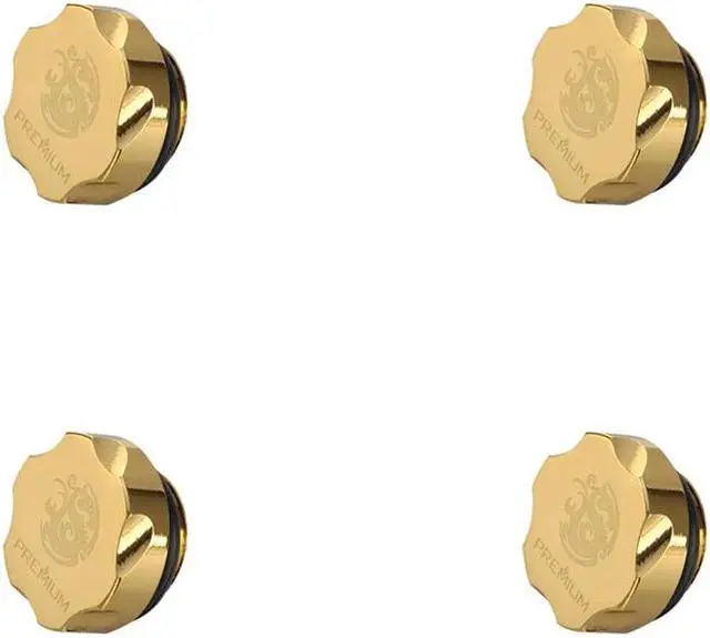 Main image of Bitspower Premium G1/4" True Brass Stop Fitting(4PCS)