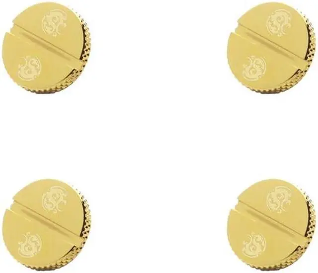 Main image of Bitspower G1/4" True Brass Low-Profile Stop Fitting(4PCS)