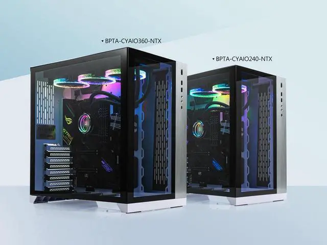 Alt view image 5 of 5 - Bitspower Cyclops 360 V2 All-In-One Liquid CPU Cooler with Notos Xtal Fans