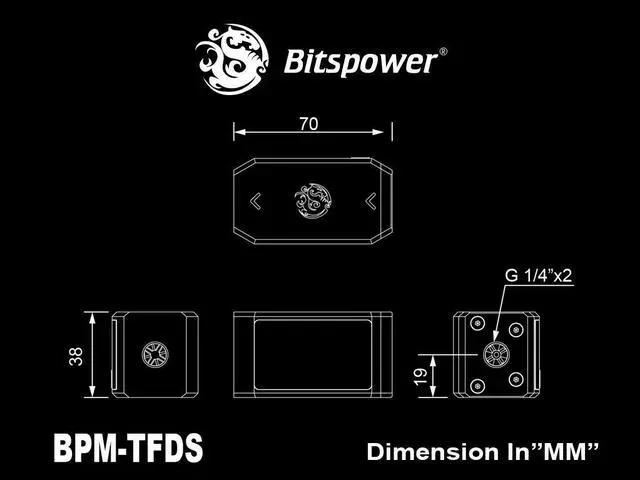 Alt view image 4 of 5 - Bitspower Thermaflow Digital Sensor