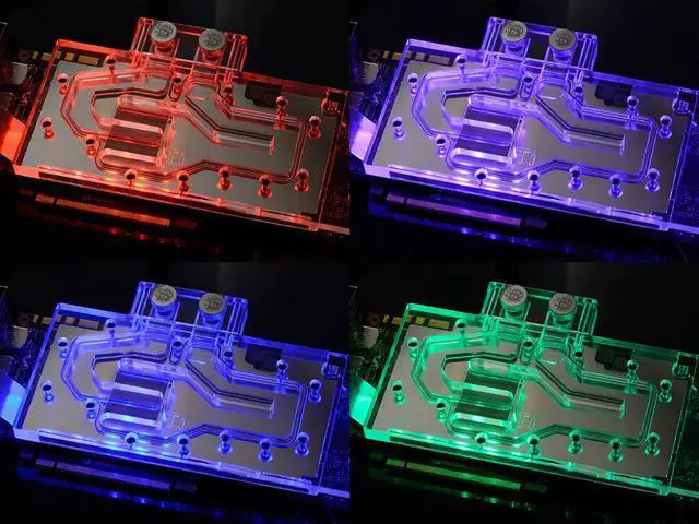 Alt view image 2 of 4 - Bitspower VGA Block 1080TiFEI Nickel-Acrylic-RGB