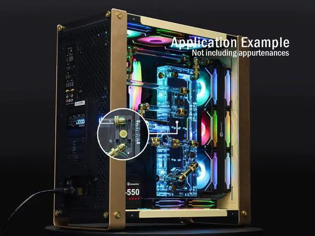 Alt view image 3 of 4 - Bitspower Rapid Transit Terminal (84mm, 1 channel)