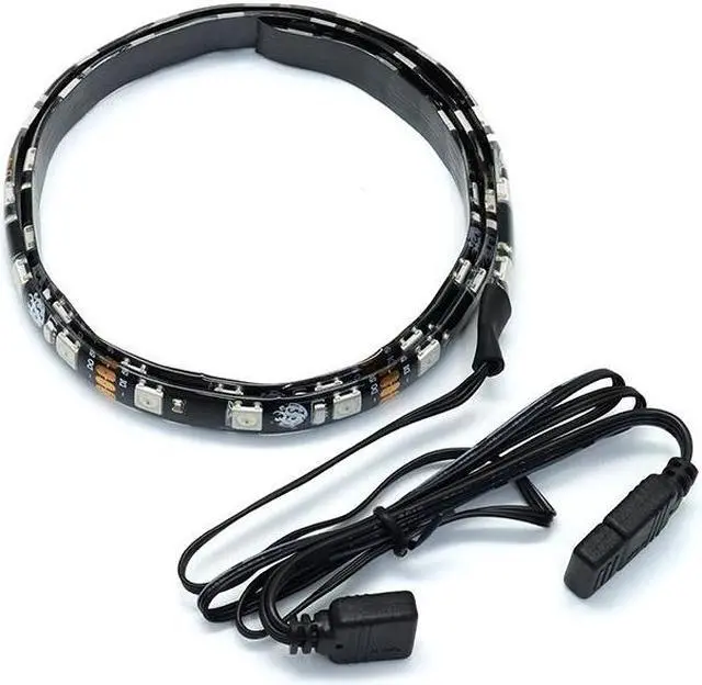 Alt view image 2 of 6 - Bitspower silicone coating waterproof LED Strip -Digital RGB1.0 (Length 600MM)