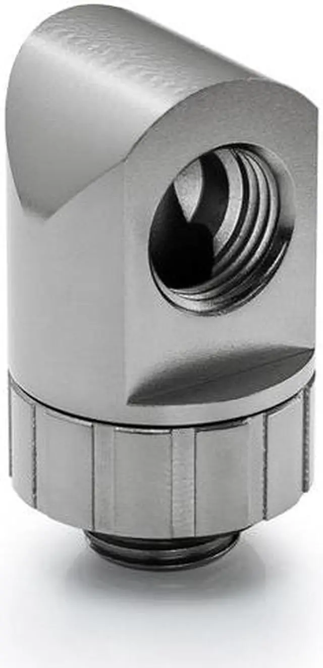 Main image of Bitspower Artemis Rotary 90-Degree Extender - Platinum Grey