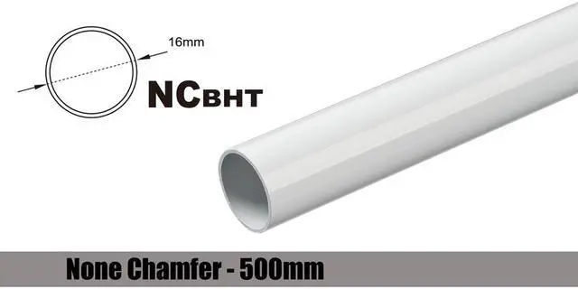 Main image of Bitspower Water Cooling None Chamfer Brass Hard Tubing OD16MM Deluxe White - Length 500 MM