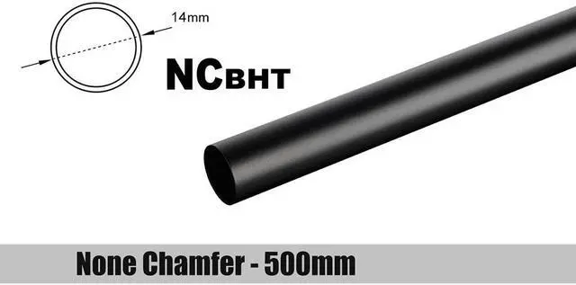 Main image of Bitspower Water Cooling None Chamfer Brass Hard Tubing OD14MM Carbon Black - Length 500 MM