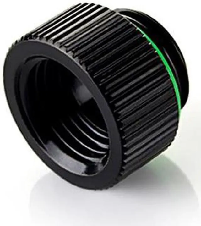 Alt view image 2 of 3 - Bitspower Computer Water Cooling G1/4" IG1/4" Extender Fitting - 10MM (Glorious Black) (2 PCS)