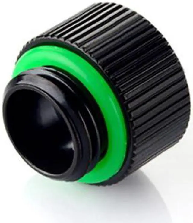 Alt view image 3 of 3 - Bitspower Computer Water Cooling G1/4" IG1/4" Extender Fitting - 10MM (Glorious Black) (2 PCS)