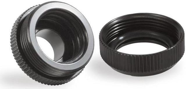 Alt view image 4 of 7 - Bitspower Computer Water Cooling Dual O-Ring G1/4" Tighten Fitting For Hard Tubing OD16MM ( Matt Black) (2 PCS)