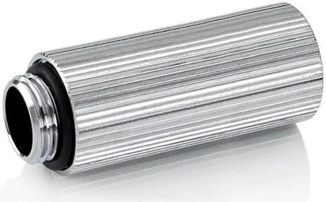 Alt view image 3 of 4 - Bitspower Computer Water Cooling G1/4" IG1/4" Extender Fitting - 40MM (Glorious Silver) (2 PCS)