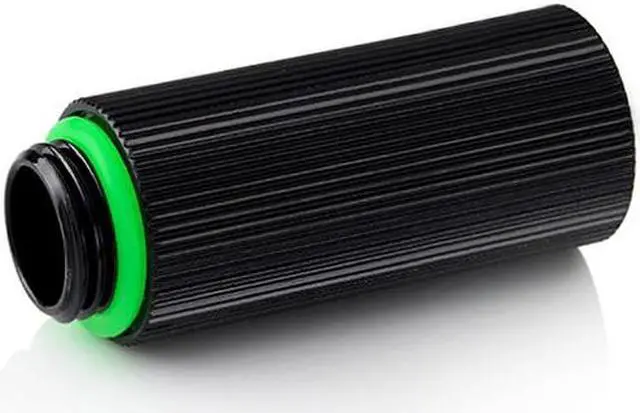 Alt view image 3 of 4 - Bitspower Computer Water Cooling G1/4" IG1/4" Extender Fitting - 40MM (Glorious Black) (2 PCS)