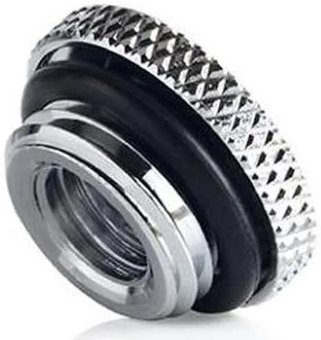 Alt view image 2 of 2 - G1/4" Silver Shining Low-Profile Stop Fitting V2
