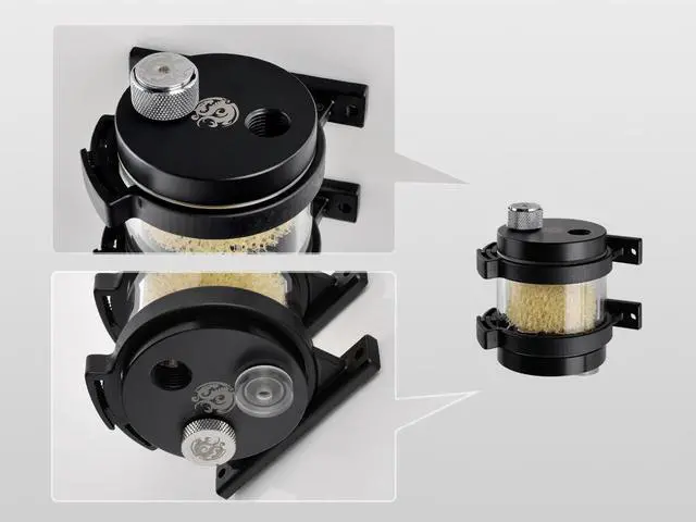 Alt view image 2 of 4 - Bitspower Water Tank Z-Multi 50 V2 (Clear Body & POM Version)